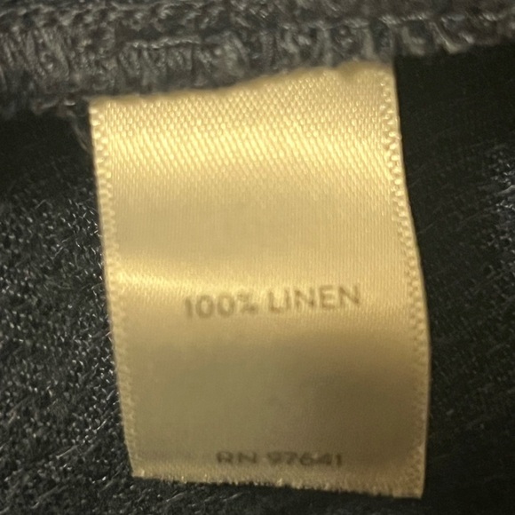 Jjill Linen Blue Round Neck Swimsuit Coverup, size Large - Picture 9 of 10